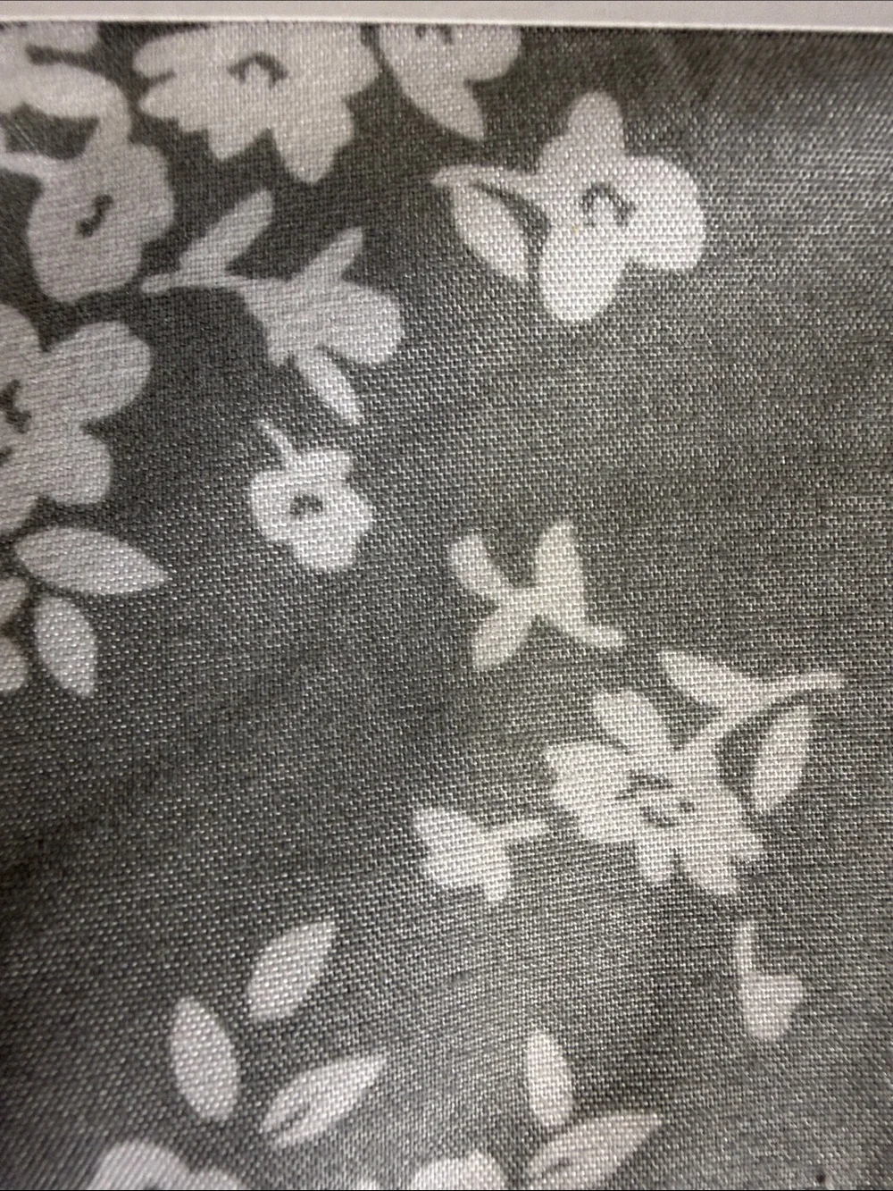 Mainstays Gray and White Floral Brushed Microfiber Sheet Set